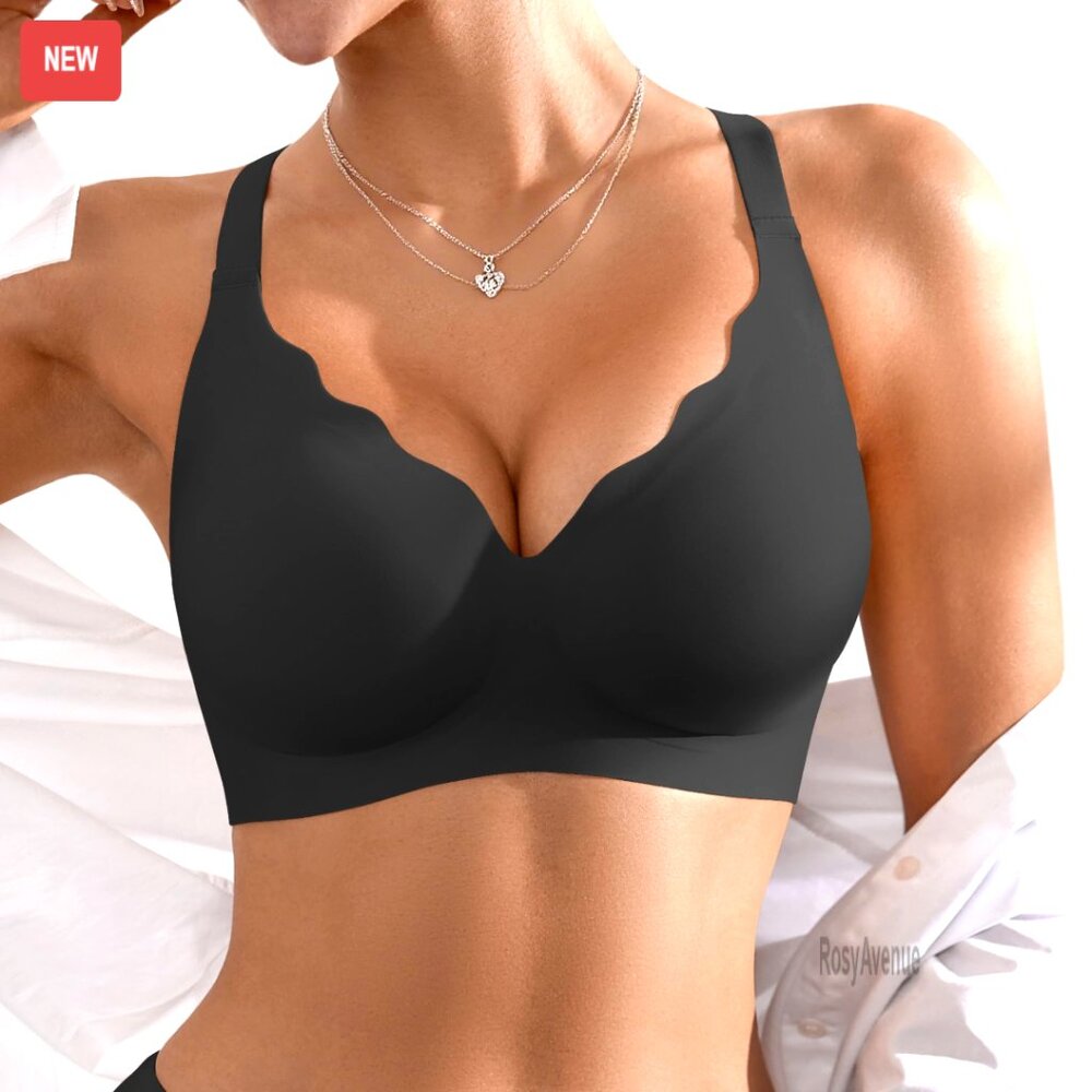 Wireless Seamless Bralette Full Coverage Medium Support Yoga Everyday Bra
